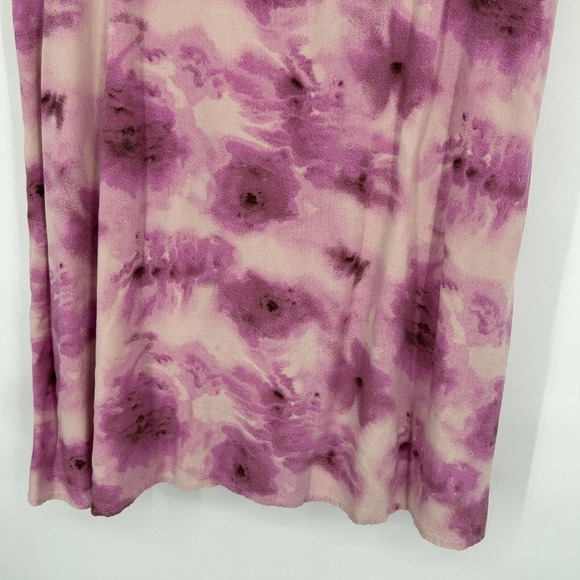 Abound Nordstrom Leland Tie Front Cutout Pink Skater Dress Short Sleeve Size 1X - Picture 6 of 10